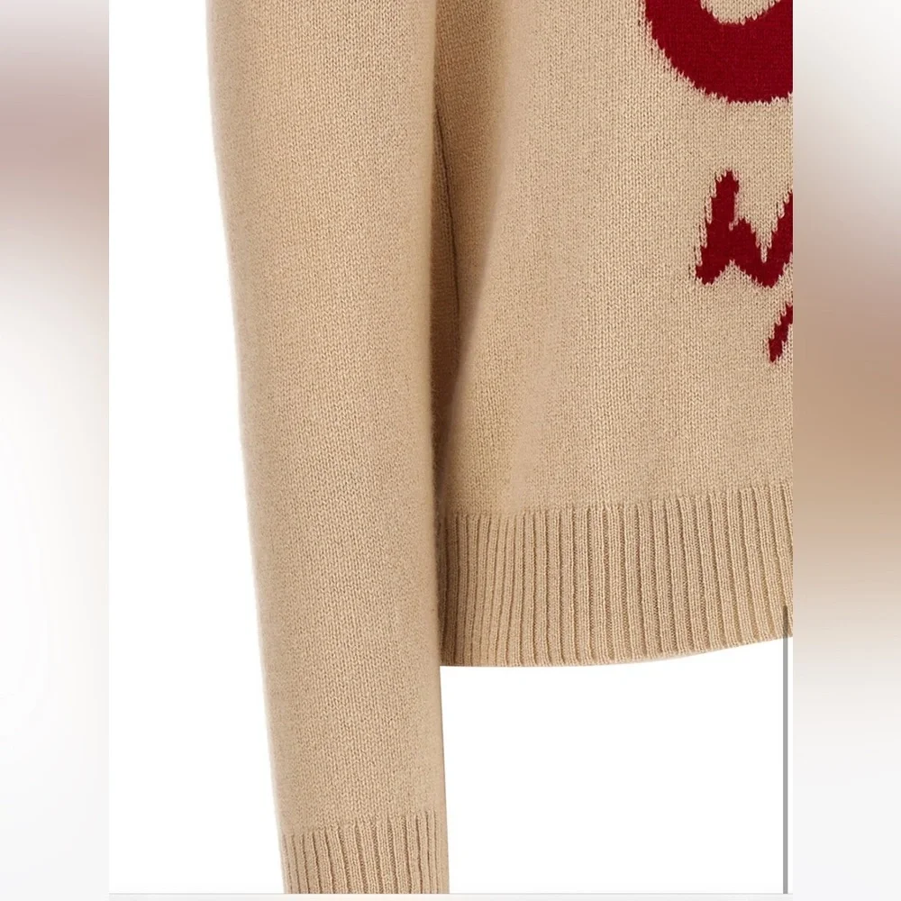 SOLD OUT! NWT WEEKEND MAX MARA ‘ADELCHI’EAR OF DRAGON CASHMERE CREW-NECK SWEATER - Picture 8 of 10